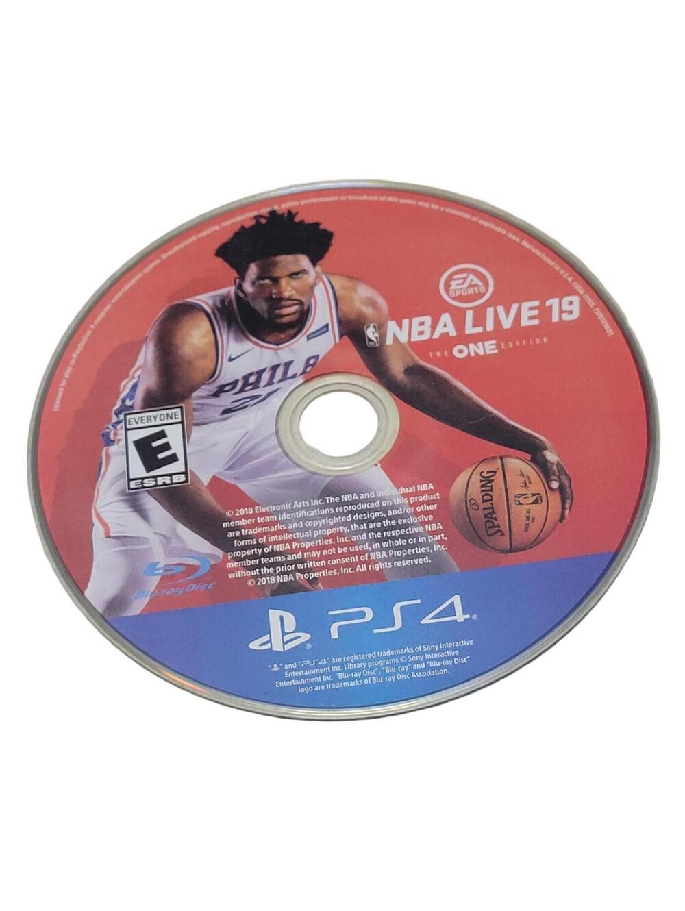 NBA Live 19 - The One Edition (PlayStation 4, 2018) Disc Only